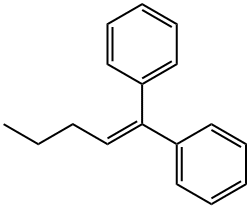 Benzene, 1,1'-(1-pentenylidene)bis-