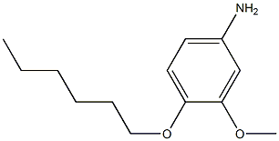 Benzenamine,4-(hexyloxy)-3-methoxy- Struktur