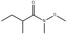 N-methoxy-N,2-dimethylbutanamide Struktur