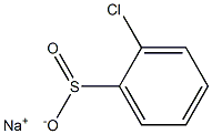 2-Chlorobenzenesulfinic acid sodium salt Struktur