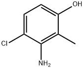 Phenol, 3-amino-4-chloro-2-methyl- Struktur