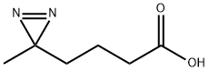 4-(3-methyl-3H-diazirin-3-yl)butanoic acid Struktur