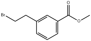 Benzoic acid, 3-(2-bromoethyl)-, methyl ester Struktur