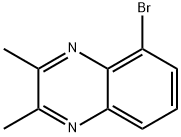 5-bromo-2,3-dimethylquinoxaline Struktur