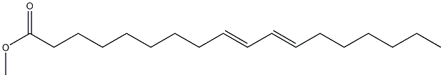 9,11-Octadecadienoic acid, methyl ester Struktur