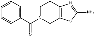 5-benzoyl-4H,5H,6H,7H-[1,3]thiazolo[5,4-c]pyridin-2-amine Struktur