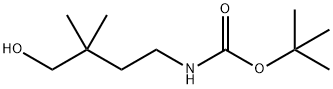 tert-butyl (4-hydroxy-3,3-dimethylbutyl)carbamate Struktur