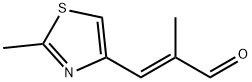 2-Propenal, 2-methyl-3-(2-methyl-4-thiazolyl)-, (2E)-