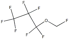 Propane, 1,1,1,2,2,3,3-heptafluoro-3-(fluoromethoxy)- Struktur