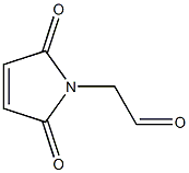 1H-Pyrrole-1-acetaldehyde, 2,5-dihydro-2,5-dioxo- Struktur