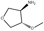 [trans-4-methoxytetrahydro-3-furanyl]amine hydrochloride Struktur