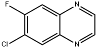 6-Chloro-7-fluoro-quinoxaline Struktur