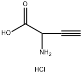 2-AMINOBUT-3-YNOIC ACID HCL Struktur