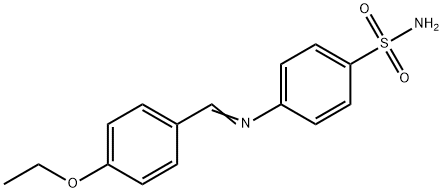 (E)-4-((4-ethoxybenzylidene)amino)benzenesulfonamide Struktur