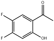 4',5'-Difluoro-2'-hydroxyacetophenone Structure