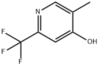 5-METHYL-2-(TRIFLUOROMETHYL)PYRIDIN-4-OL Struktur