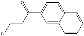 1-Propanone, 3-chloro-1-(2-naphthalenyl)- Struktur