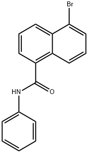 5-bromo-N-phenylnaphthalene-1-carboxamide Struktur