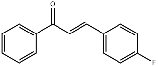 (2E)-3-(4-fluorophenyl)-1-phenylprop-2-en-1-one Struktur