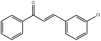 2-Propen-1-one,3-(3-chlorophenyl)-1-phenyl-, (2E)- Struktur