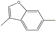 Benzofuran,3,6-dimethyl- Struktur