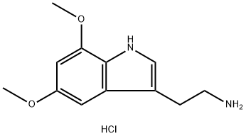 5,7-dimethoxytryptamine hydrochloride Struktur