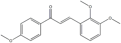 (E)-3-(2,3-dimethoxyphenyl)-1-(4-methoxyphenyl)prop-2-en-1-one|(E)-3-(2,3-二甲氧基苯基)-1-(4-甲氧基苯基)丙-2-烯-1-酮