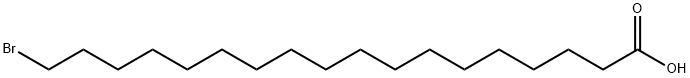 Octadecanoic acid, 18-bromo- Struktur