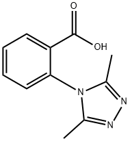 2-(3,5-Dimethyl-[1,2,4]triazol-4-yl)-benzoic acid Struktur