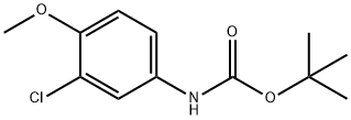 tert-butyl N-(3-chloro-4-methoxyphenyl)carbamate Struktur