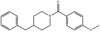 (4-benzylpiperidin-1-yl)(4-methoxyphenyl)methanone Struktur