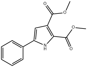 DIMETHYL 5-PHENYL-1H-PYRROLE-2,3-DICARBOXYLATE Struktur