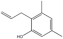 Phenol,3,5-dimethyl-2-(2-propen-1-yl)- Struktur