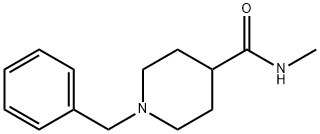 1-BENZYL-N-METHYLPIPERIDINE-4-CARBOXAMIDE Struktur