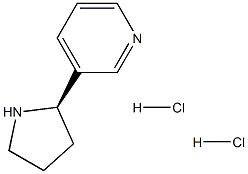 (R)-3-(Pyrrolidin-2-yl)pyridine dihydrochloride Struktur