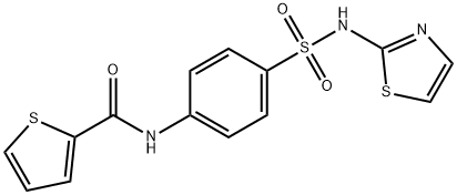 N-(4-(N-(thiazol-2-yl)sulfamoyl)phenyl)thiophene-2-carboxamide Struktur