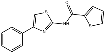 (Z)-N-(4-phenylthiazol-2(3H)-ylidene)thiophene-2-carboxamide Struktur