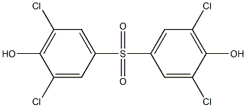 Phenol,4,4'-sulfonylbis[2,6-dichloro- Struktur