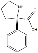 2-phenylproline Struktur