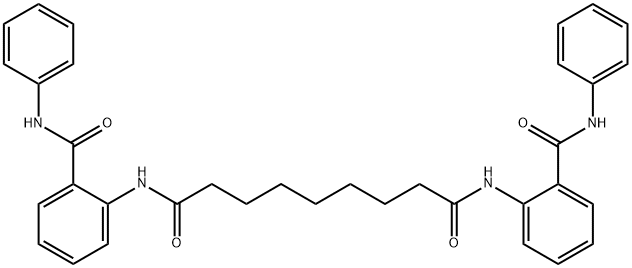 N,N'-bis[2-(anilinocarbonyl)phenyl]nonanediamide Struktur