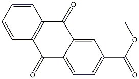 2-carbomethoxy-9,10-anthraquinone Struktur