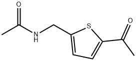 N-[(5-acetylthiophen-2-yl)methyl]acetamide Struktur