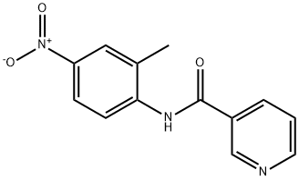 N-(2-methyl-4-nitrophenyl)pyridine-3-carboxamide Structure