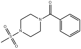 1-benzoyl-4-(methylsulfonyl)piperazine Struktur