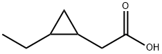 2-(2-ethylcyclopropyl)aceticacid Struktur