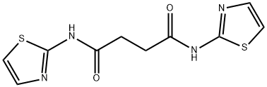 N,N'-di-1,3-thiazol-2-ylsuccinamide Struktur