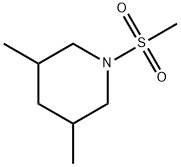 3,5-dimethyl-1-methylsulfonylpiperidine Struktur