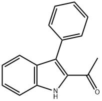 1-(3-phenyl-1H-indol-2-yl)ethanone Struktur