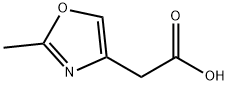 4-oxazoleacetic acid, 2-methyl- Struktur