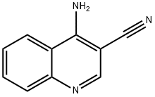 4-aminoquinoline-3-carbonitrile Struktur